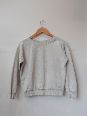 Jungmaven Paint Splatter Greige + White Sweatshirt